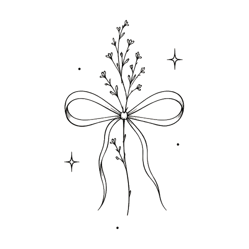 ribbon bow flash