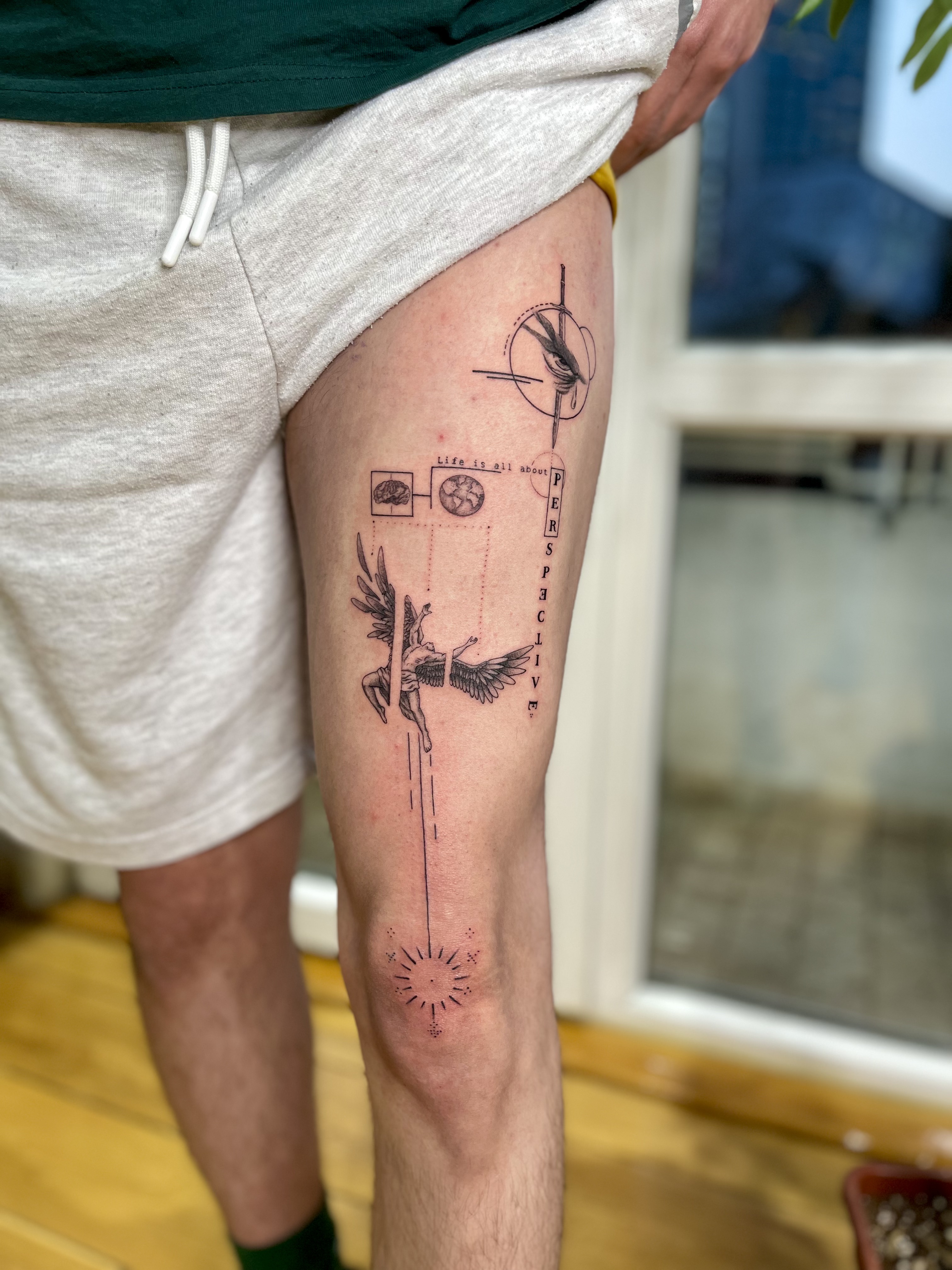 Fine Line Bein-Tattoo Antalya